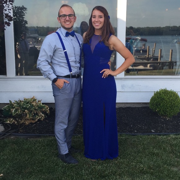 Blue prom dress - Picture 1 of 4